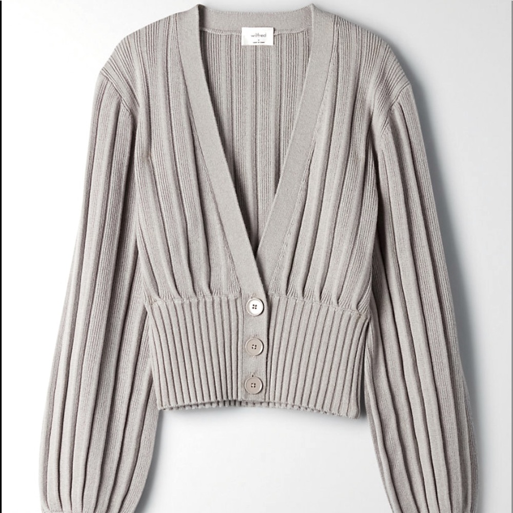 Wilfred Plunge Front Cardigan
